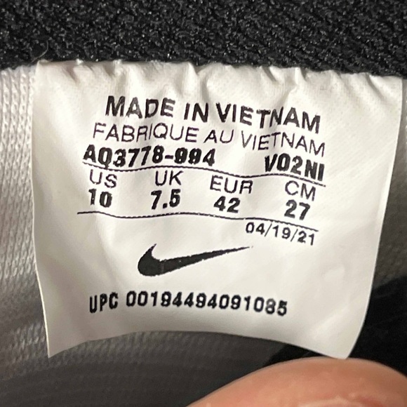 Nike Air Force 1 Low Nike By You ID Black Red Bred - Picture 6 of 9